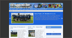 Desktop Screenshot of fcslovackozeny.cz